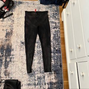 Spanx leather leggings